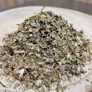 Feuilles coupées de chardon-Marie – Silybum marianum