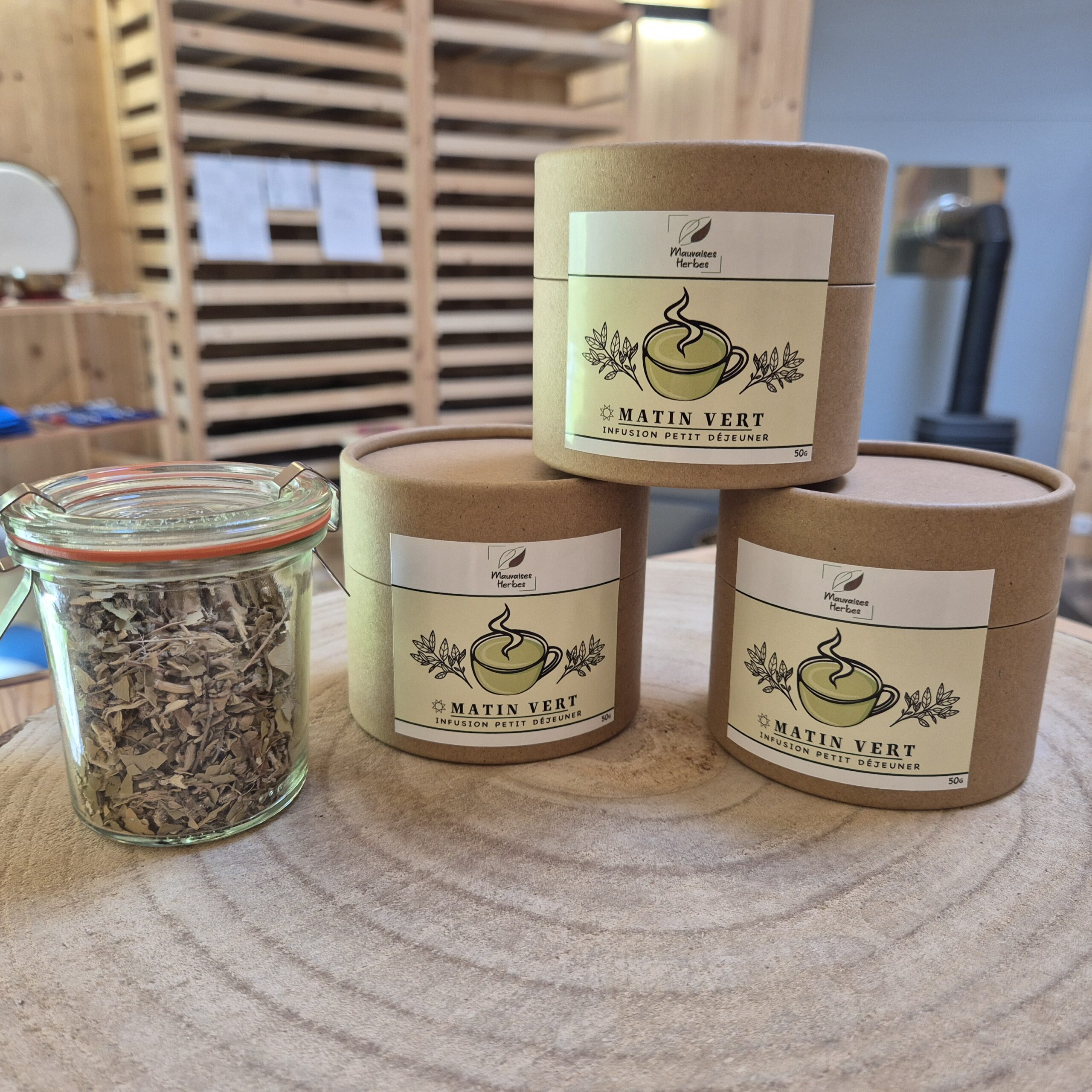 Matin Vert – infusion artisanale au maté vert