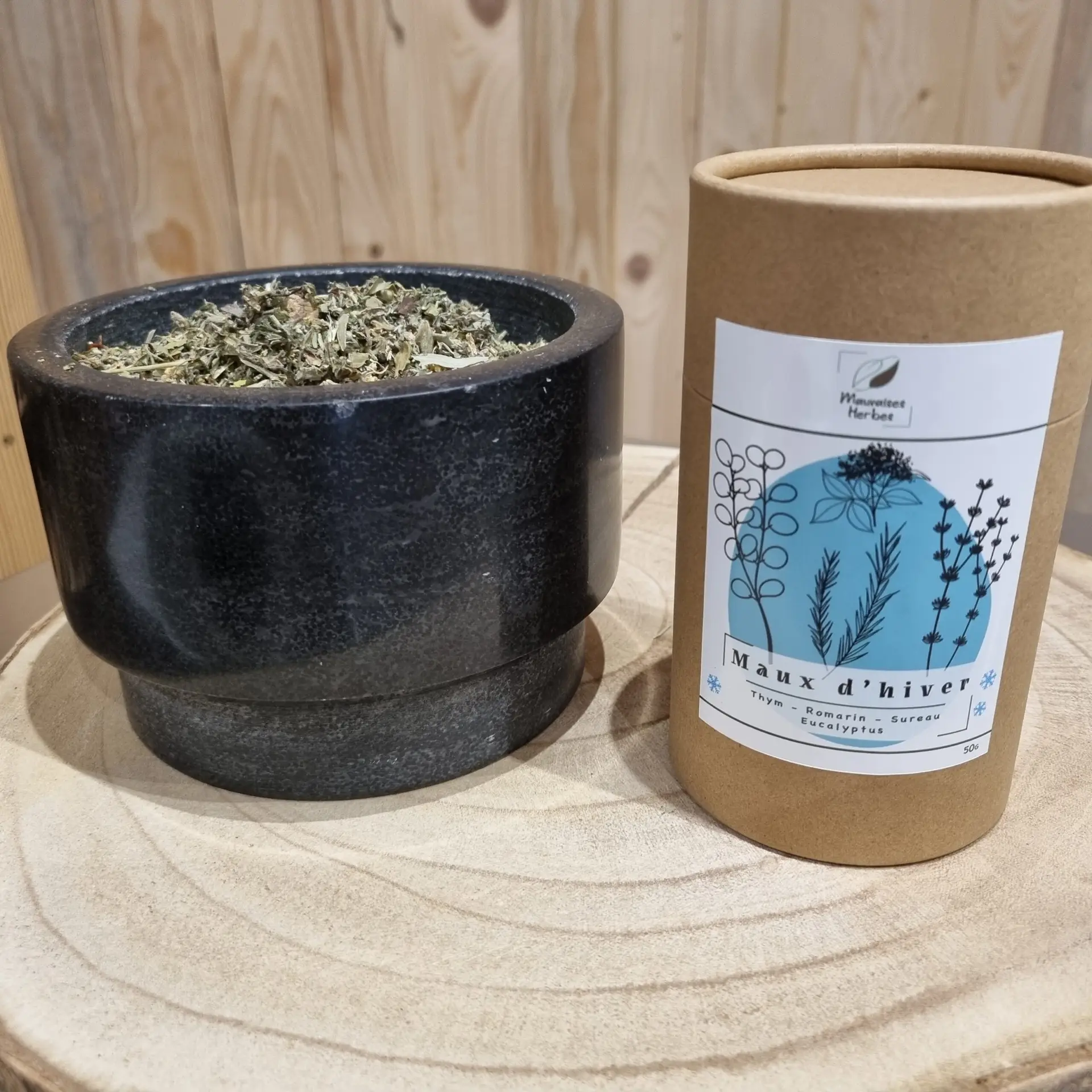 Mélange de plantes de la Tisane Maux d’Hiver