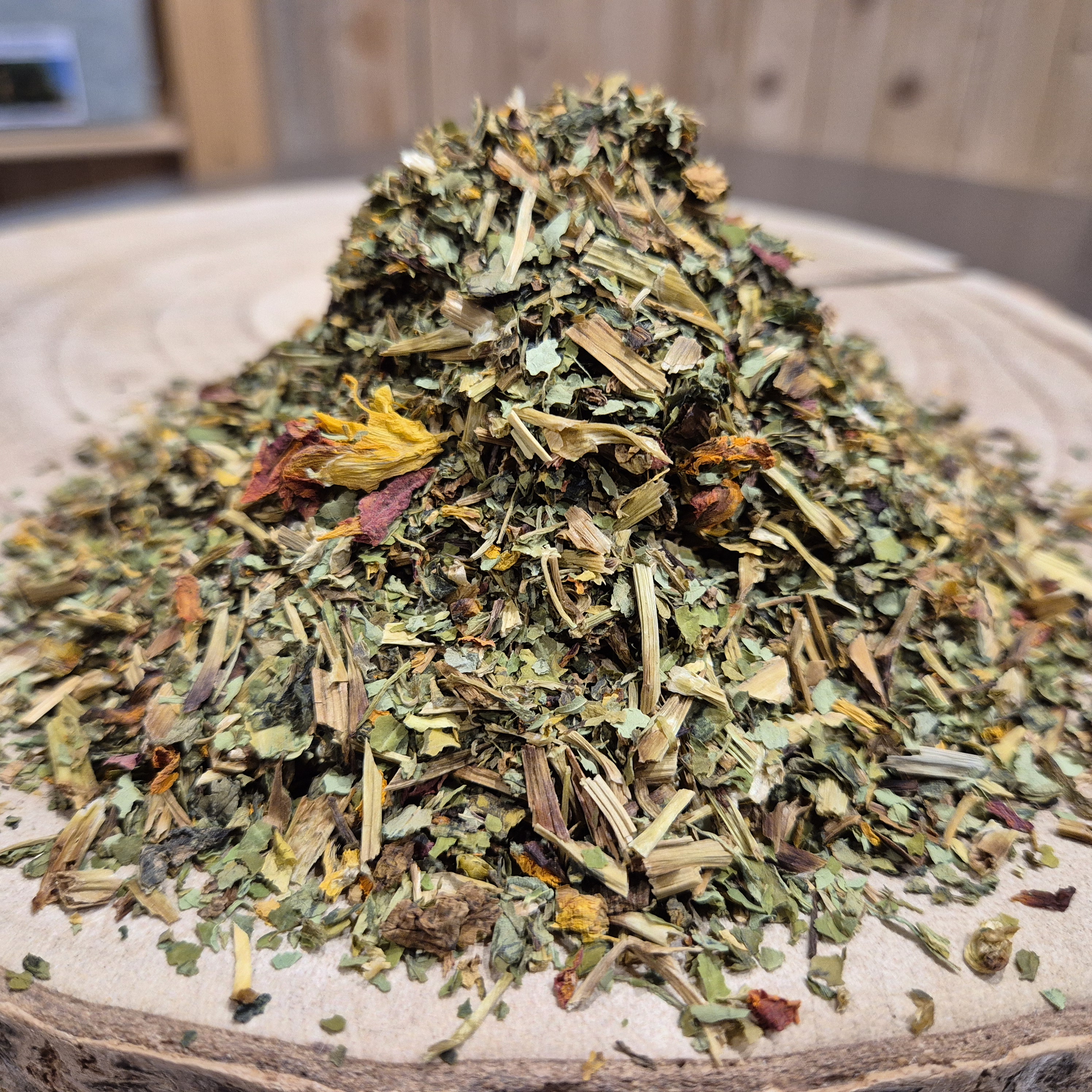 Capucine en vrac – Feuilles et fleurs de Tropaeolum majus