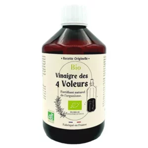 Vinaigre des 4 Voleurs bio – Flacon de 500 ml