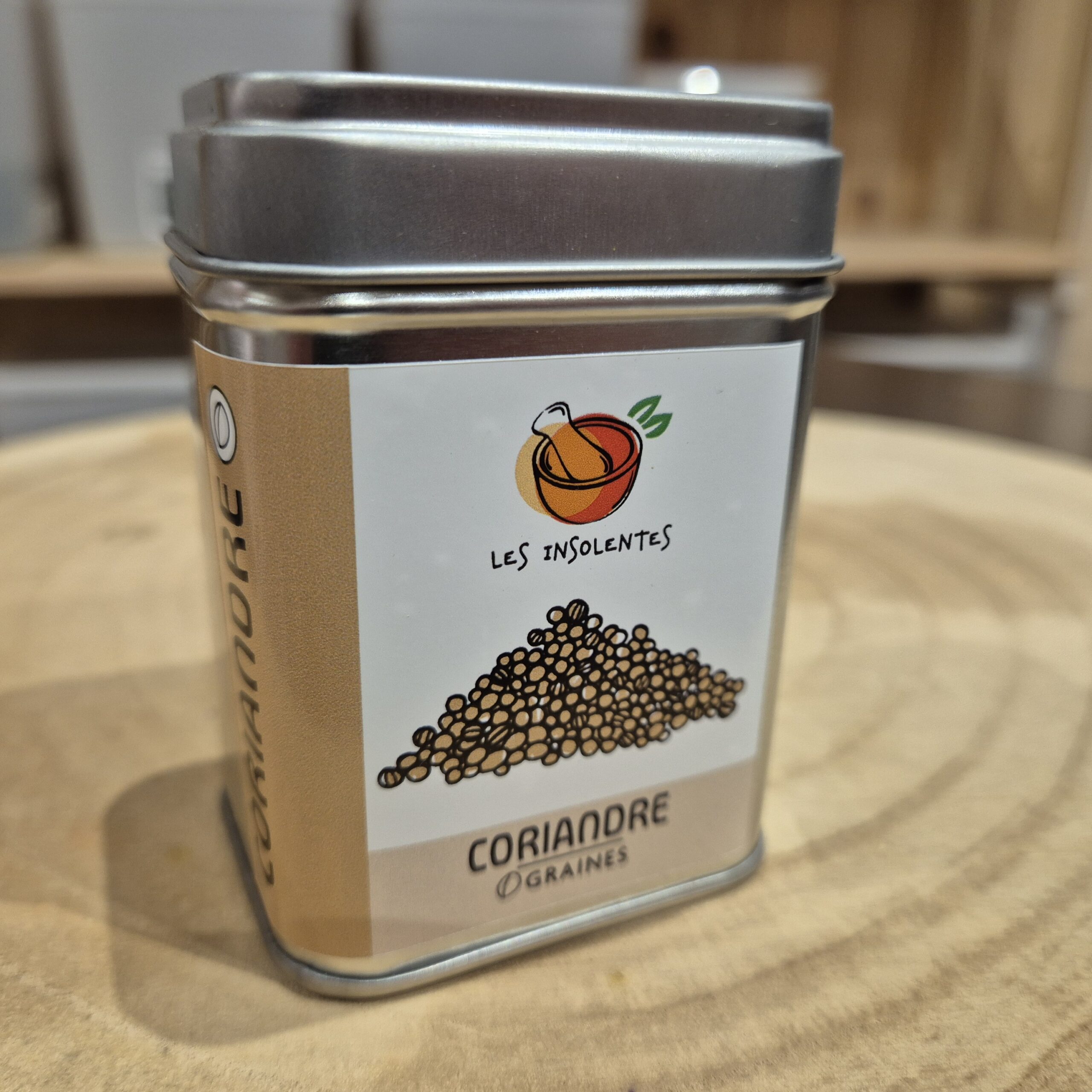 Graines de coriandre bio françaises Les Insolentes – 60 g
